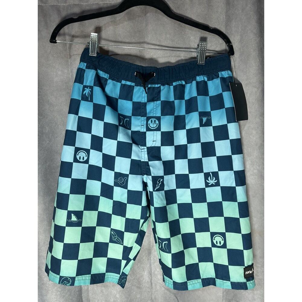 HURLEY Character Check Pull-On Swim Trunks Boys XL